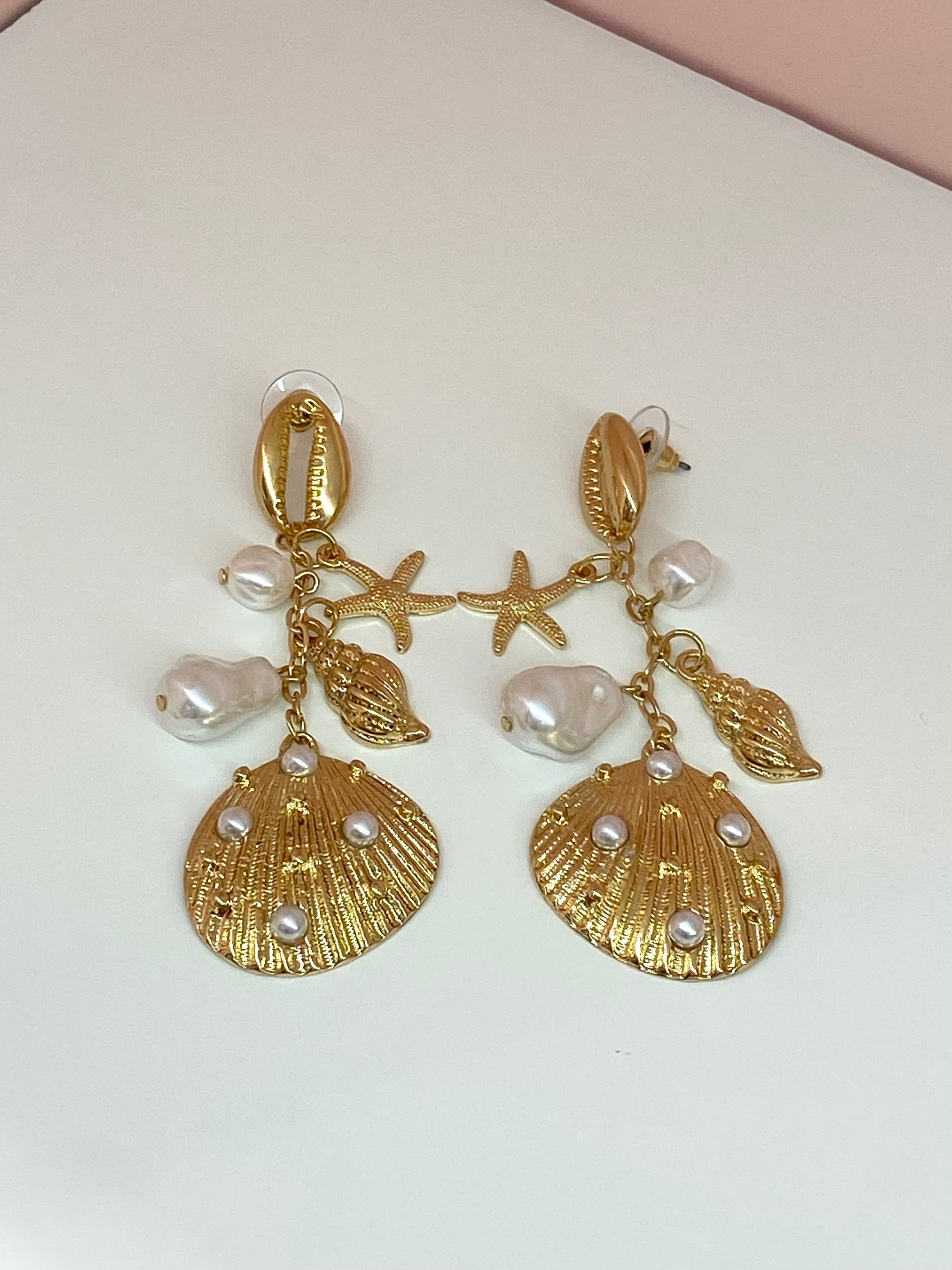 Ocean Charm Earrings