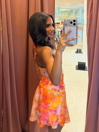 Zanzi Mini Dress Orange