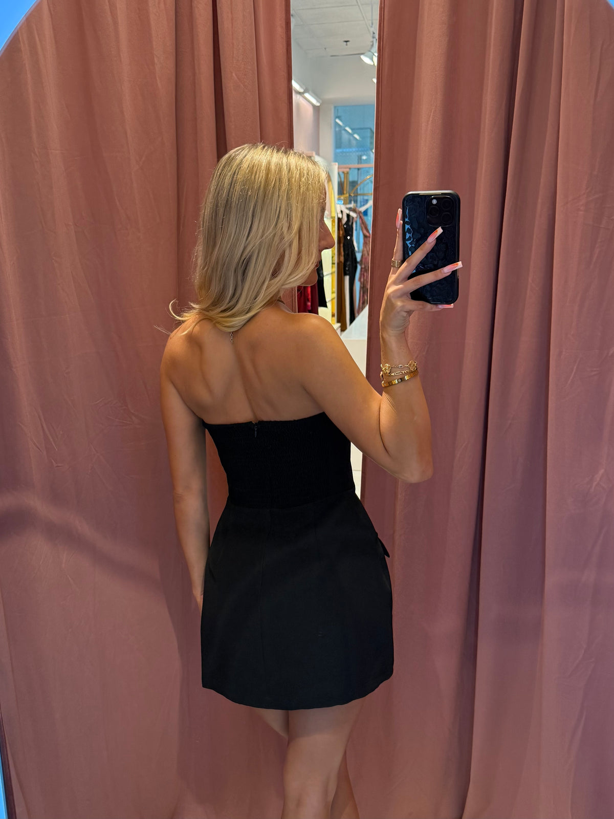Audrey Romper Black