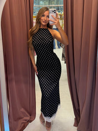 Sylvie Polka Dot Midi