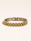 18k Gold Two Tone Bracelet
