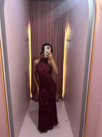 Analise Floral Midi Wine