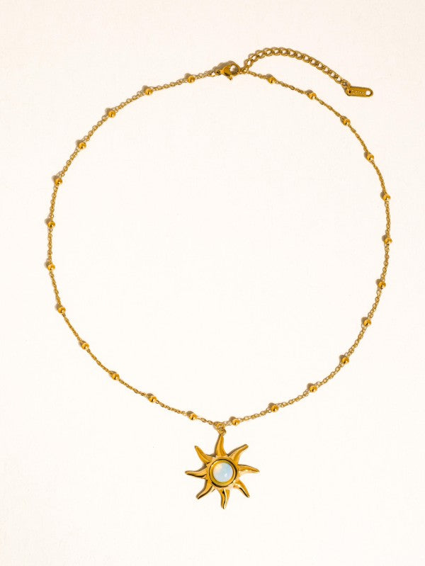 Sun Pendant Necklace