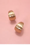 Hammered Chunky Hoops