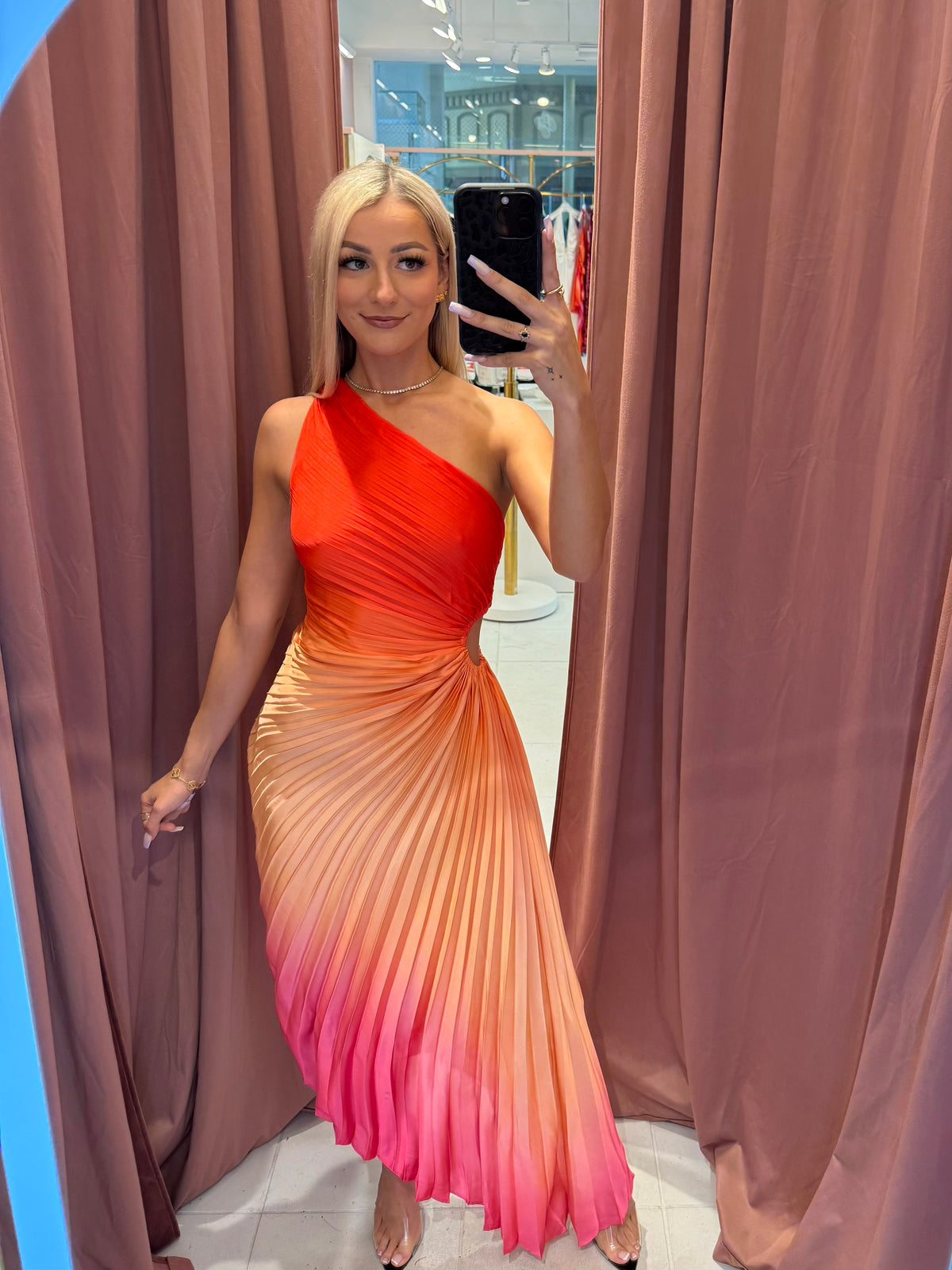Cosmo Pleated Midi