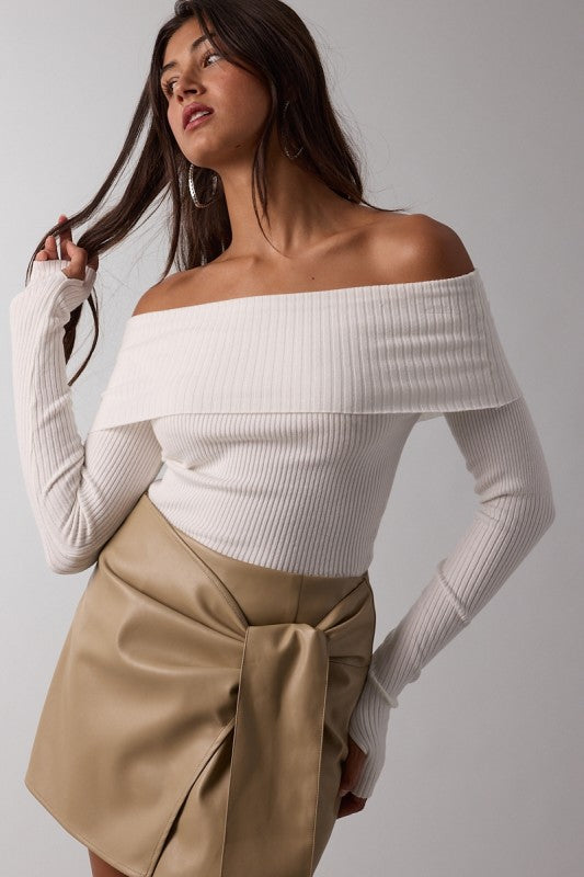Myra Knit Sweater Ivory