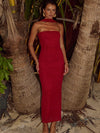 Kathryn Midi Red