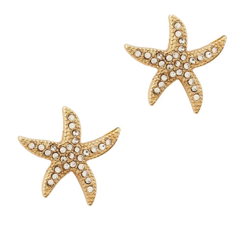 Starfish Studded Earrings