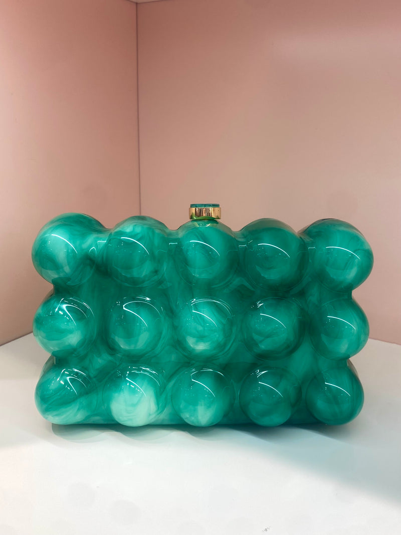 Bubble Acrylic Bag Green