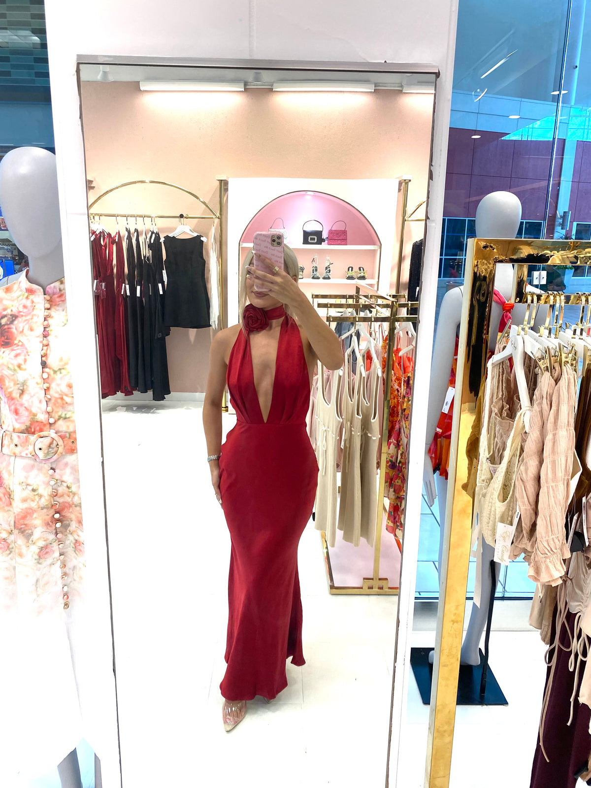 Louise Gown Red