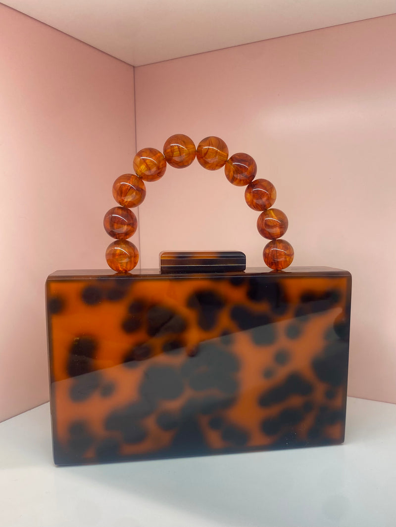Acrylic Clutch Tortoise