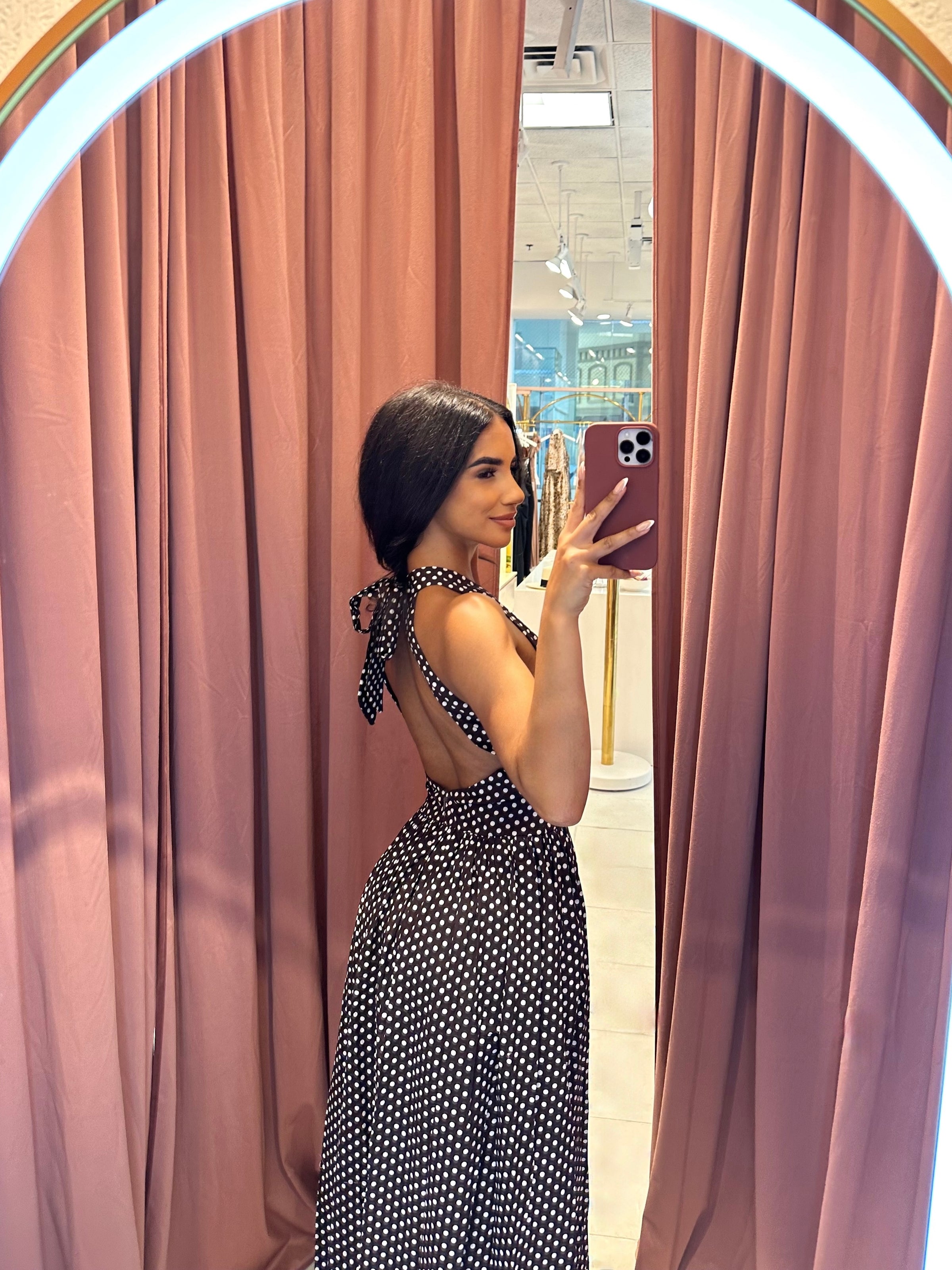 Colette Polka Dot Midi