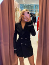 Brielle Blazer Dress Black