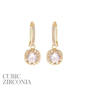 Rhinestone Drop Earrings