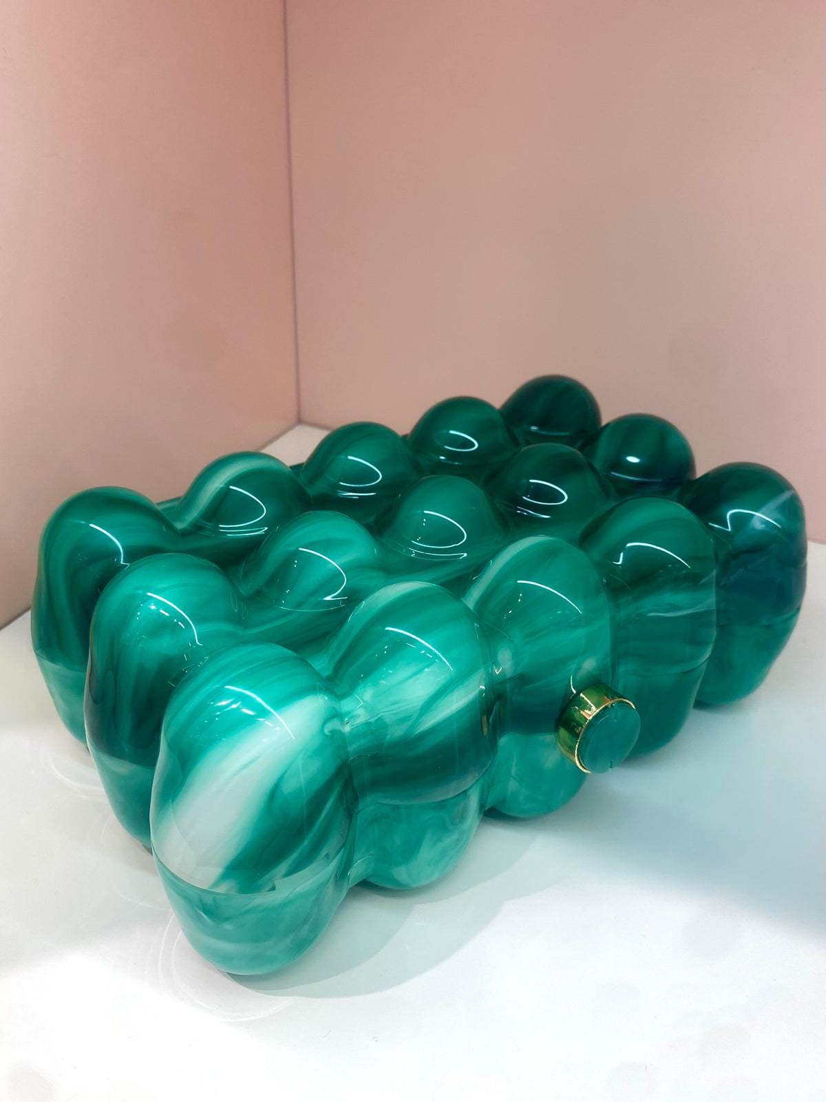 Bubble Acrylic Bag Green