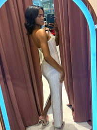 Bijou Crystal Gown White