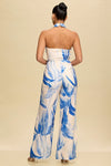 Palms Jumpsuit Blue