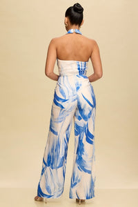 Palms Jumpsuit Blue
