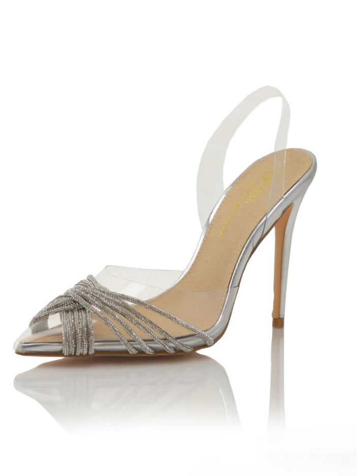 Valentina Heel Silver