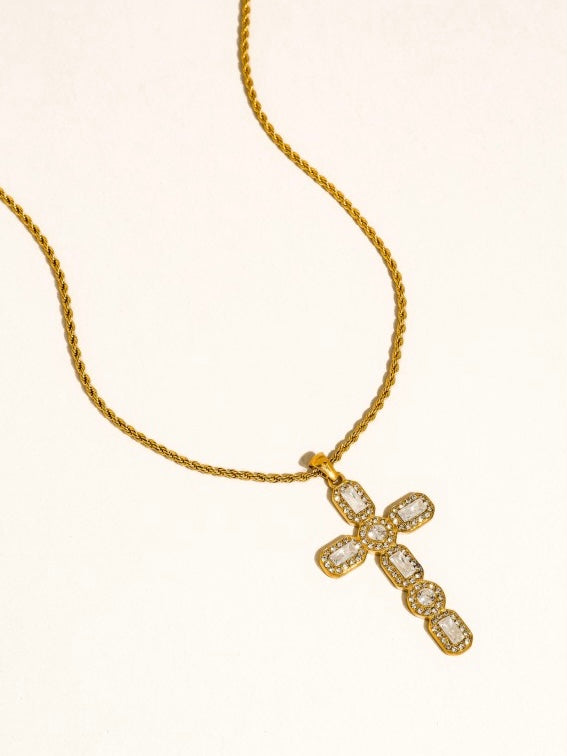 18K Gold Plating Belrose Necklace