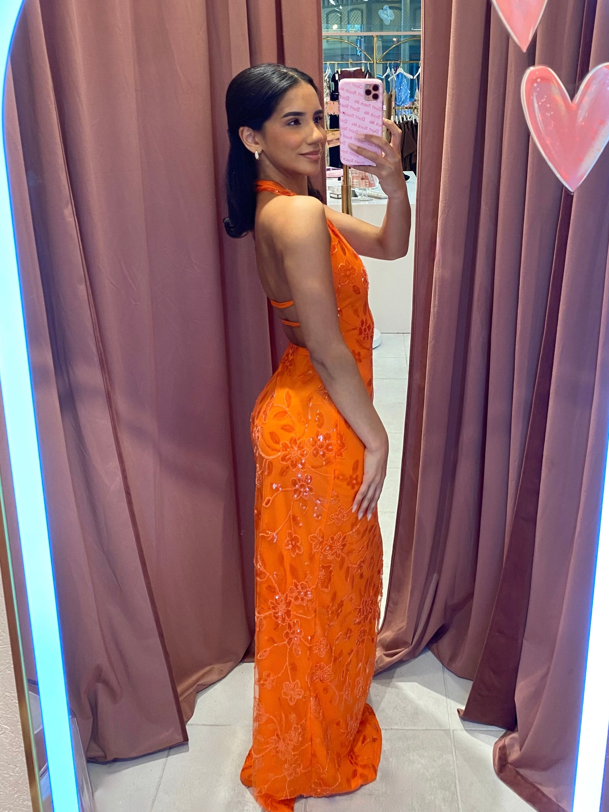 Zahra Gown Orange
