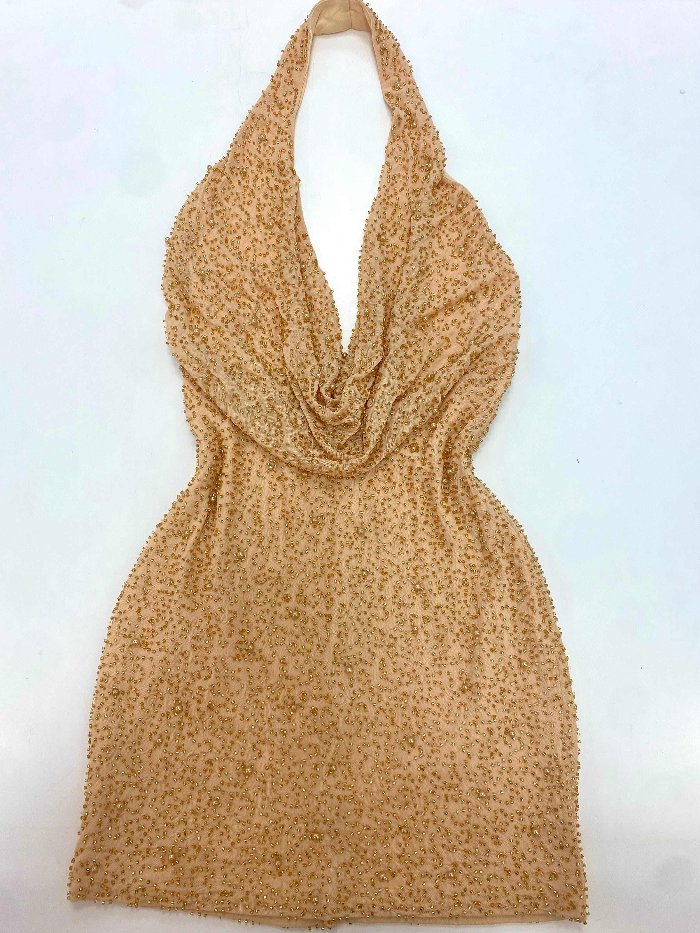 Venus Beaded Mini Gold
