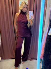 Andee Trouser Burgundy