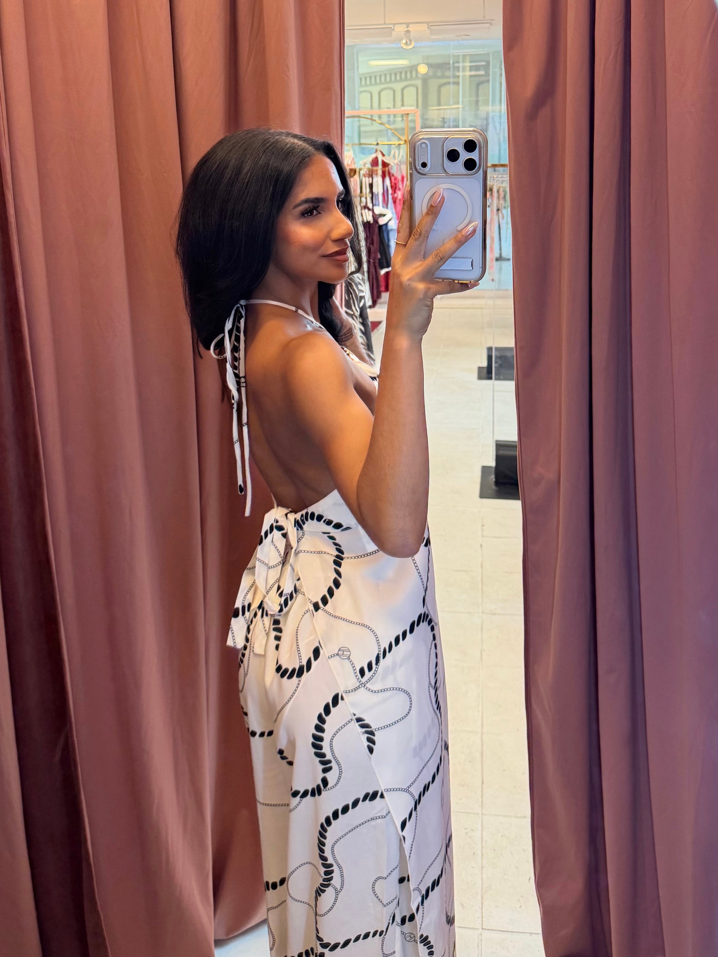 Celyse Chain Print Top