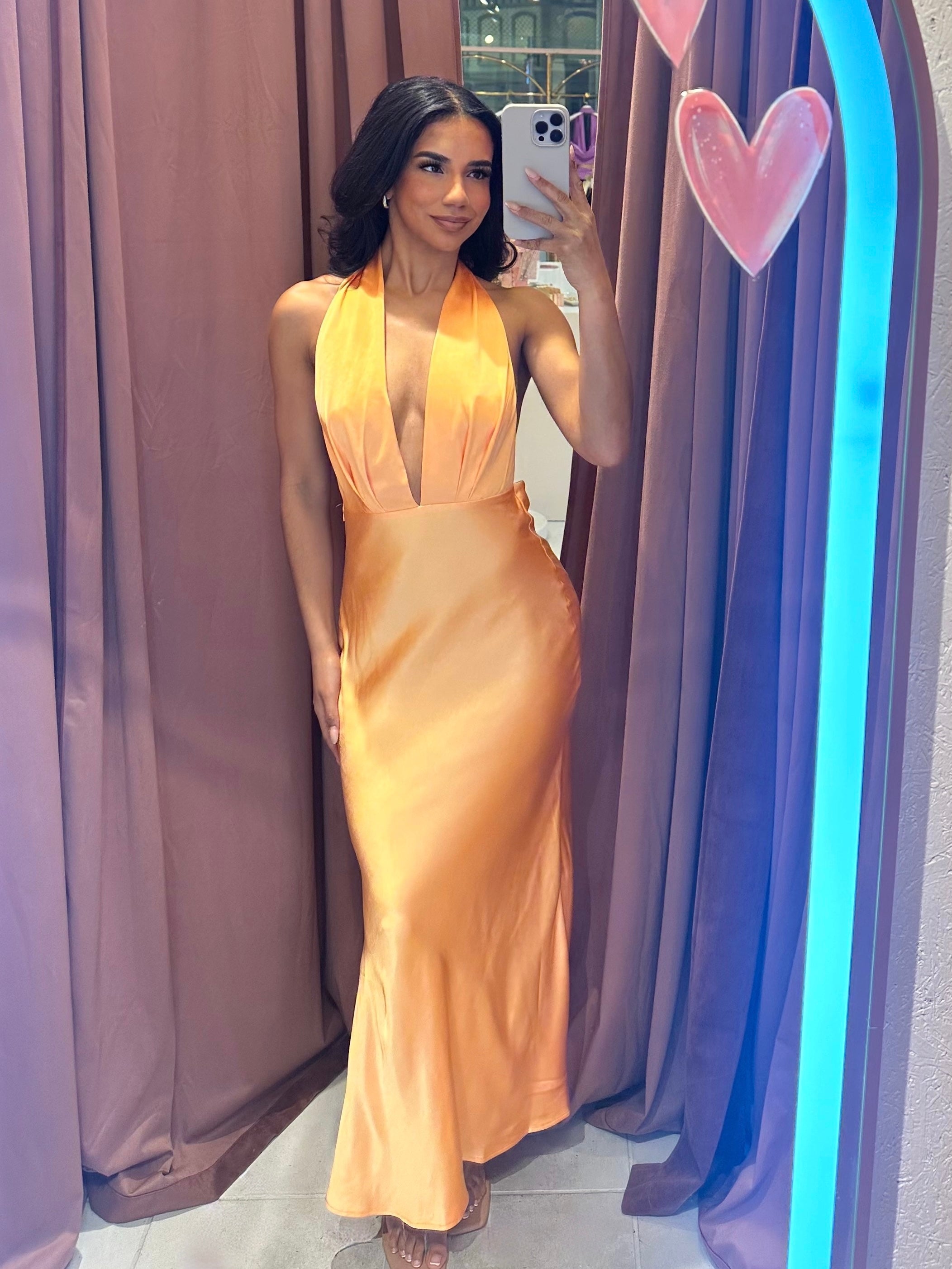 Louise Gown Cantaloupe