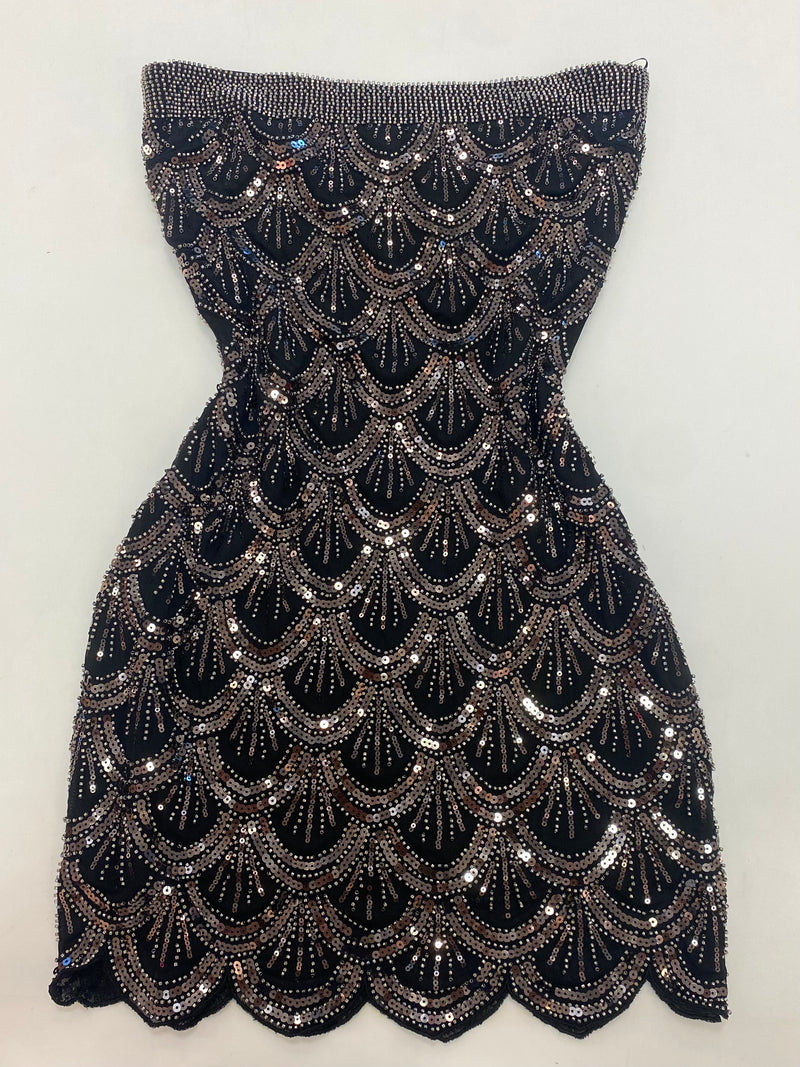 Cicely Beaded Mini Black