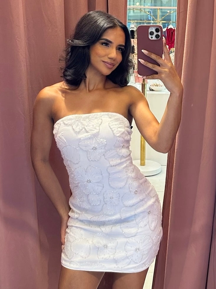 Eloise Floral Mini White