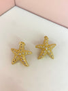 Starfish Crystal Earrings