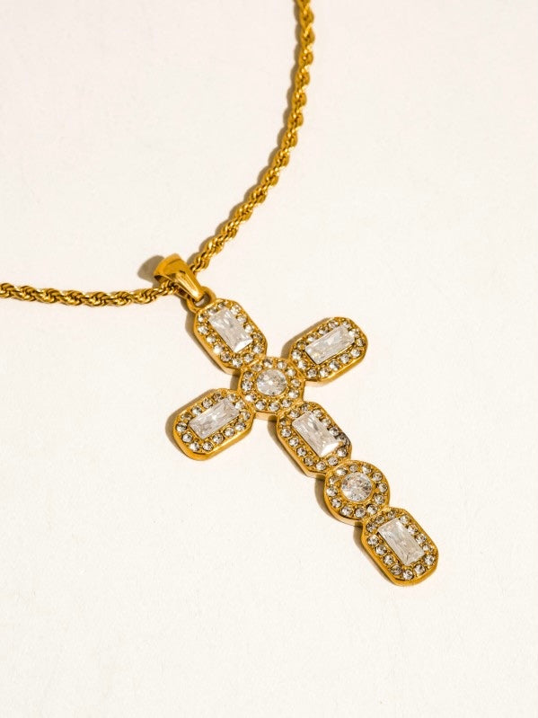 18K Gold Plating Belrose Necklace