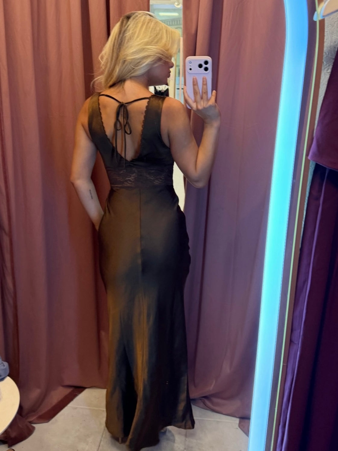Sybil Gown Chocolate