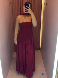 Isabeau Gown Maroon