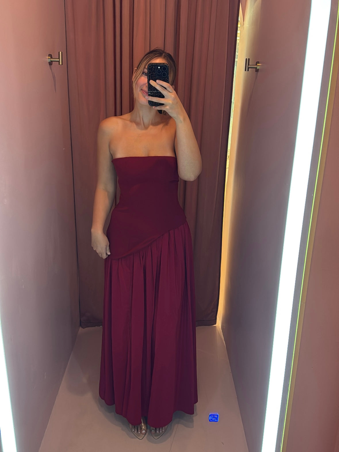 Isabeau Gown Maroon