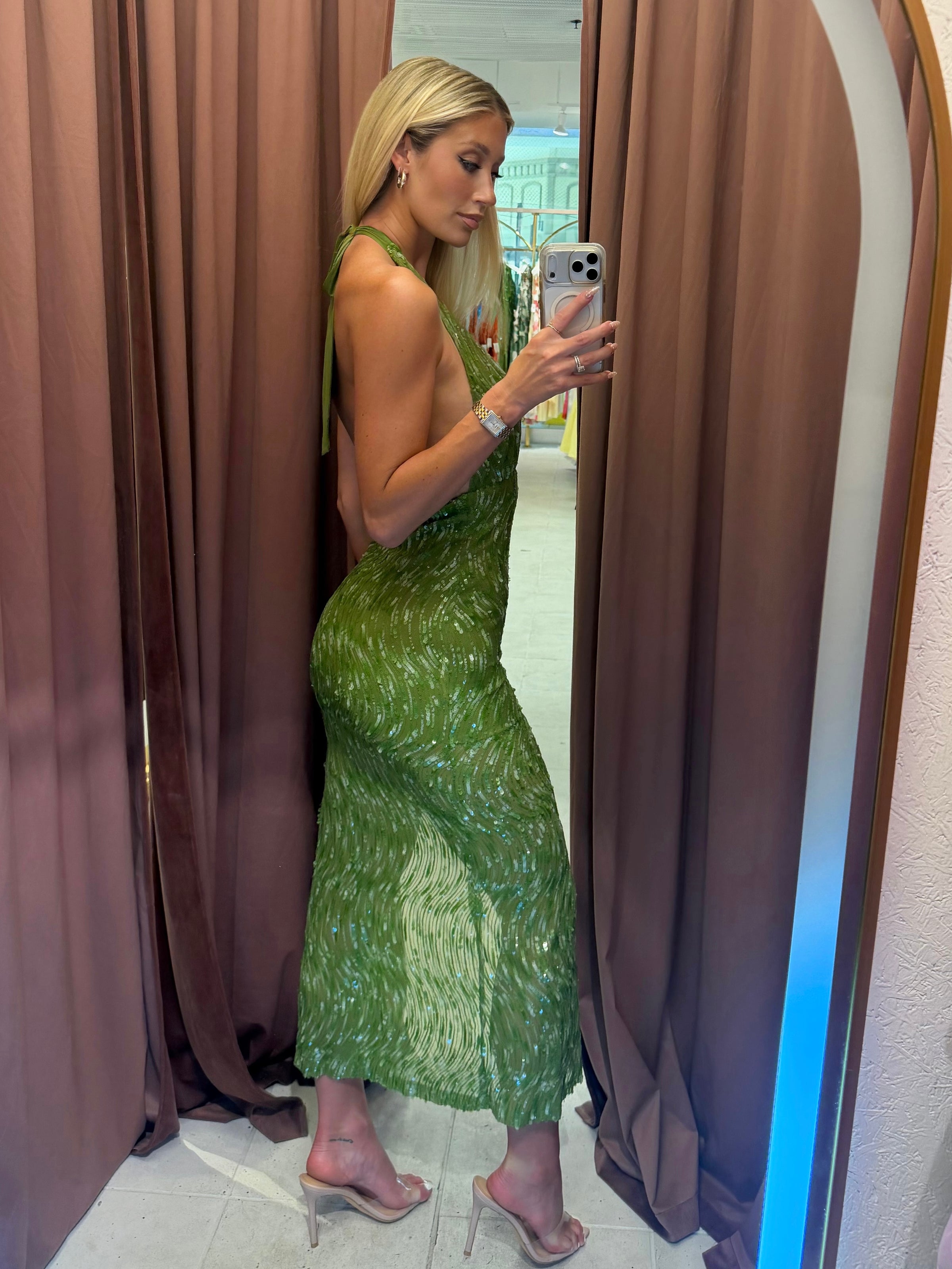 Vayda Dress Green