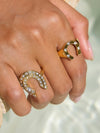 18k Gold Plated Horseshoe Ring