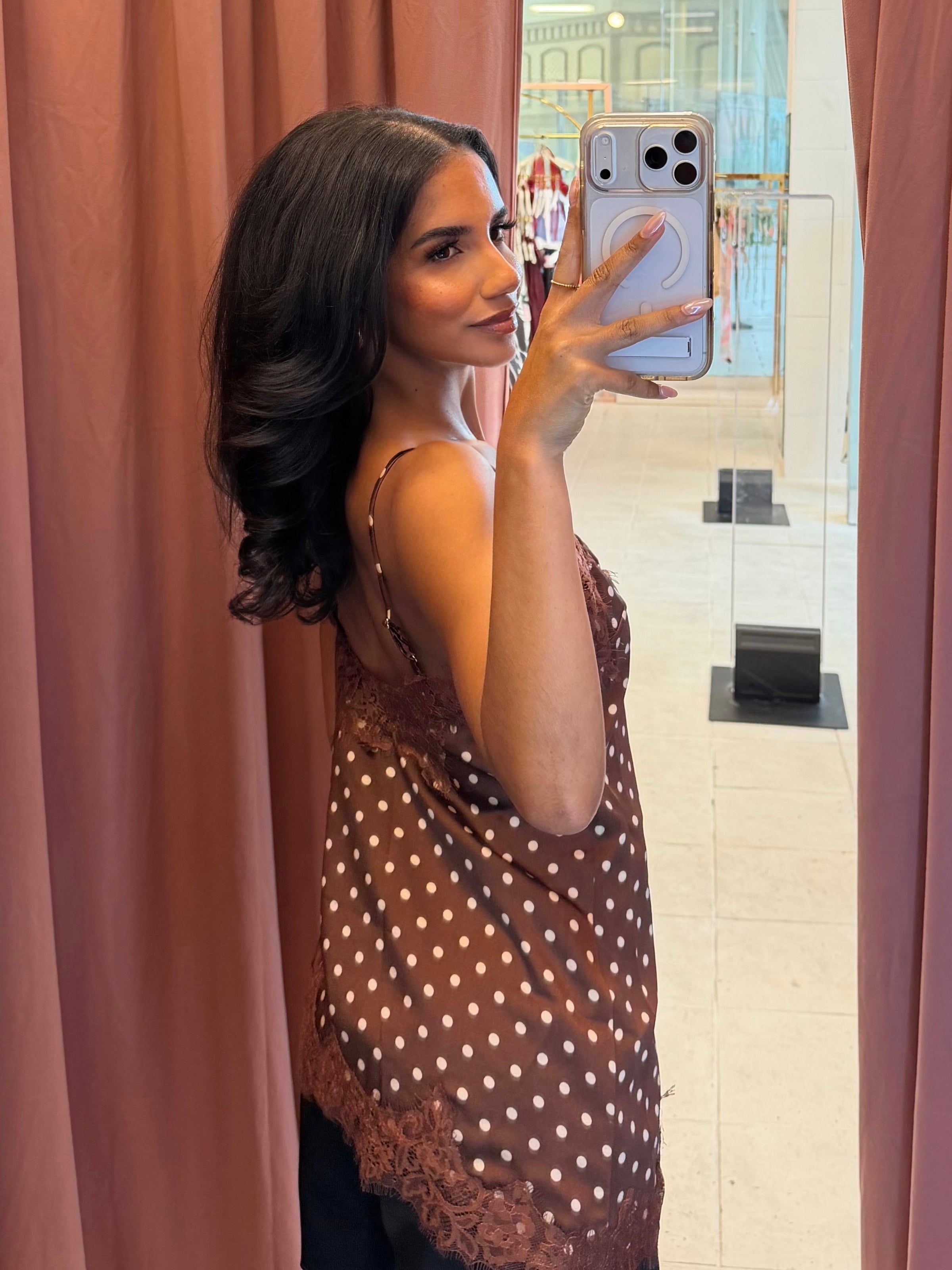 Eliza Polka Dot Top