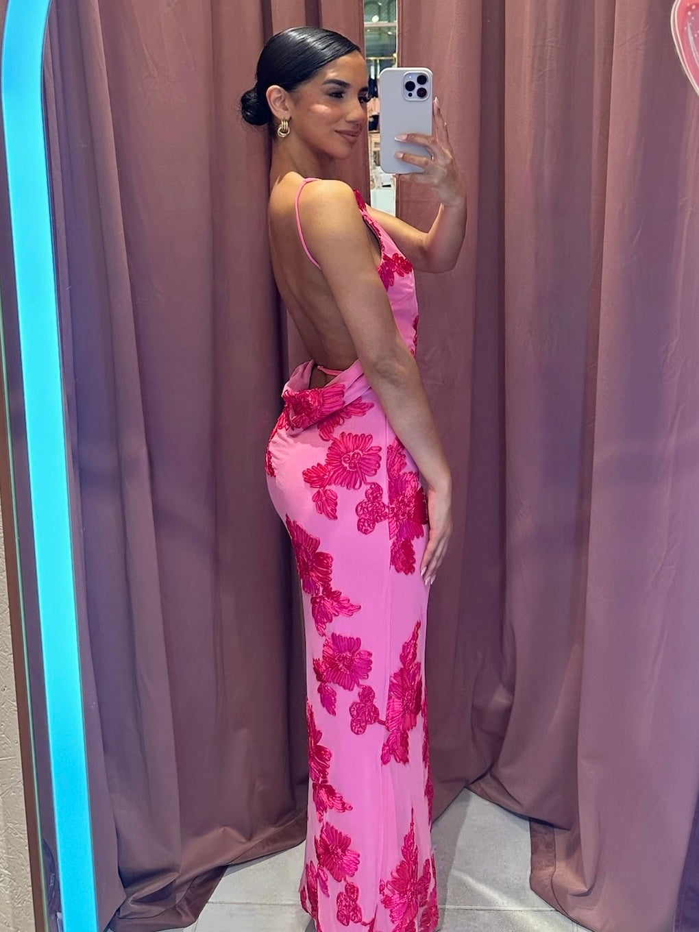 Emma Floral Dress Pink