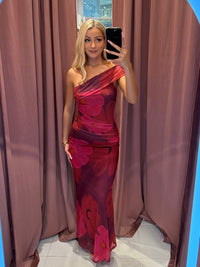 Riviera Floral Gown