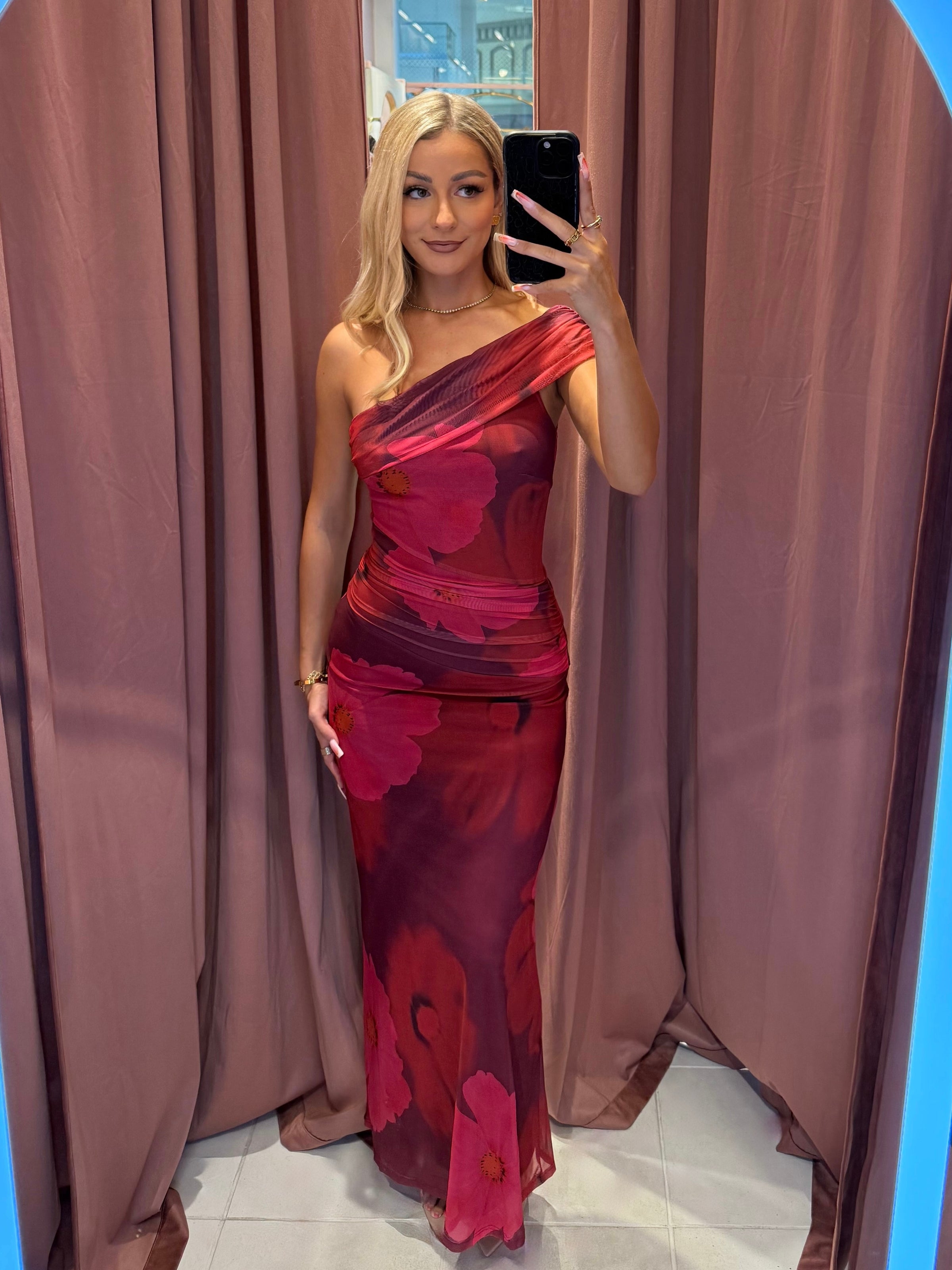 Riviera Floral Gown