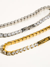 Rene CZ Bracelet Gold