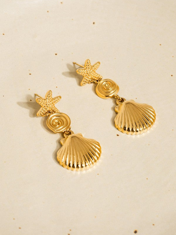 18K Gold Plated Vesta Earrings