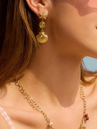 18K Gold Plated Vesta Earrings