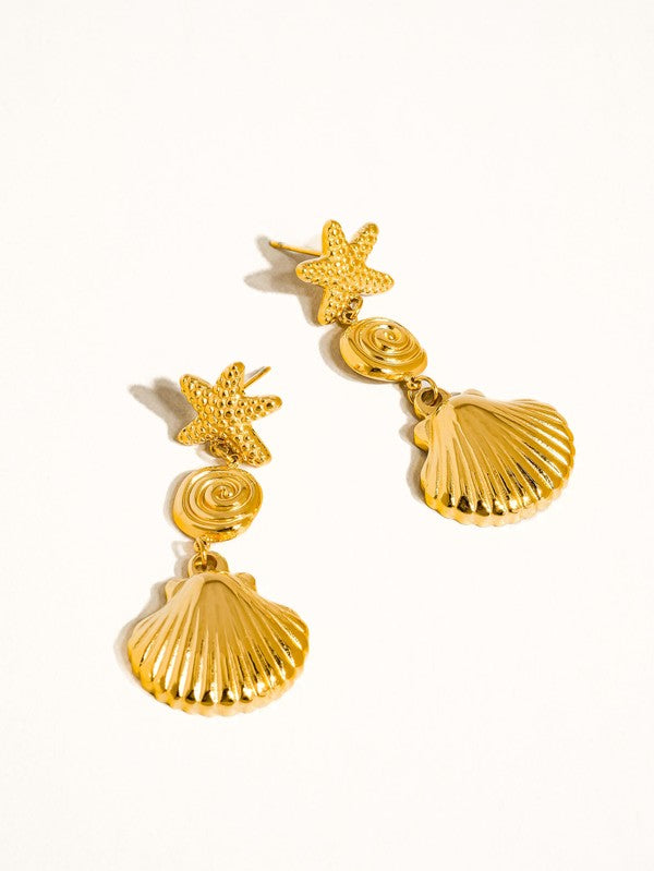 18K Gold Plated Vesta Earrings