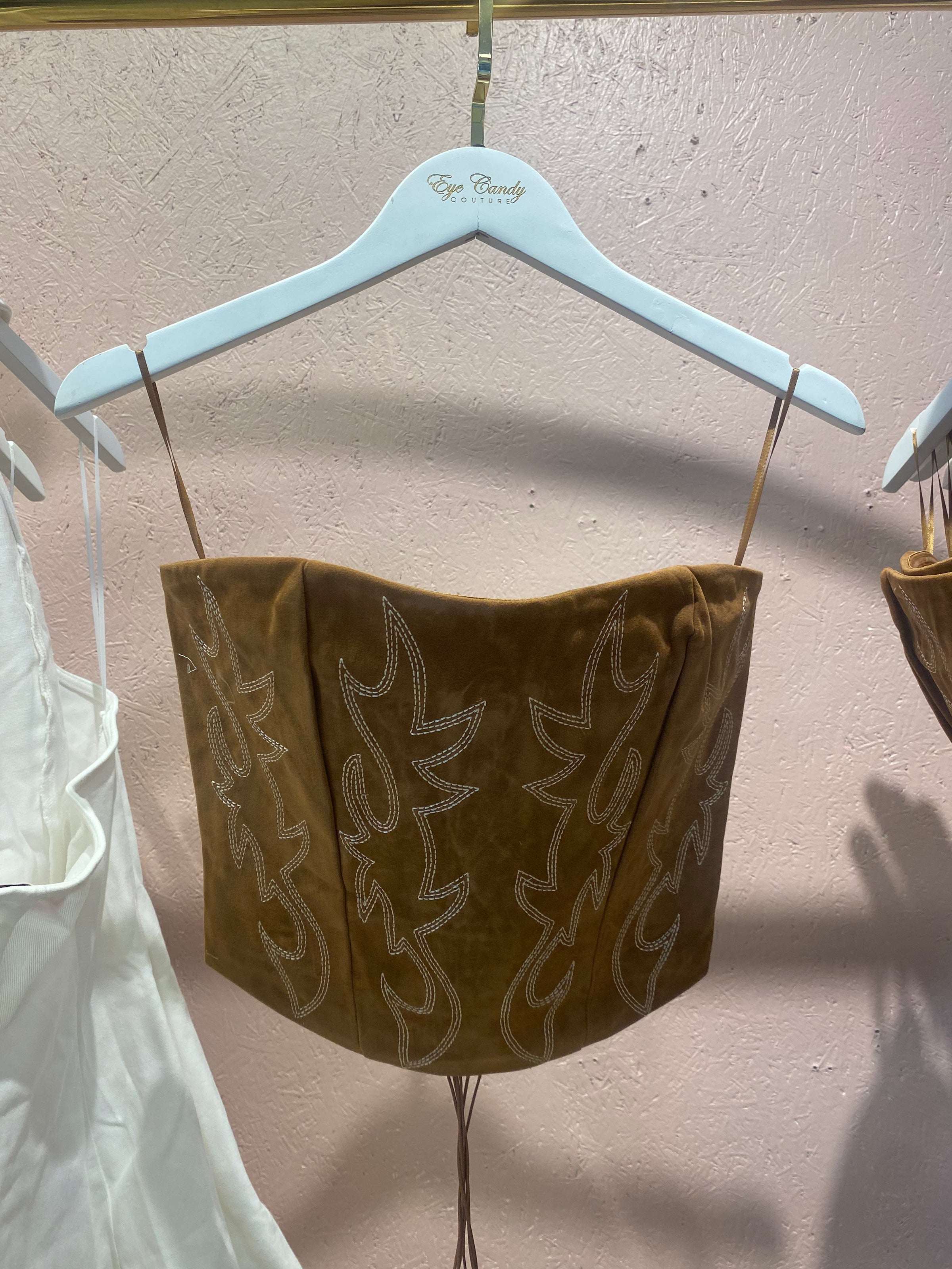 Bonnie Suede Corset
