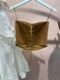 Bonnie Suede Corset