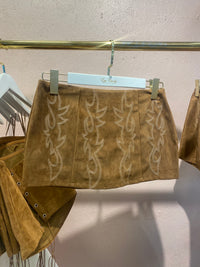 Bonnie Suede Skort