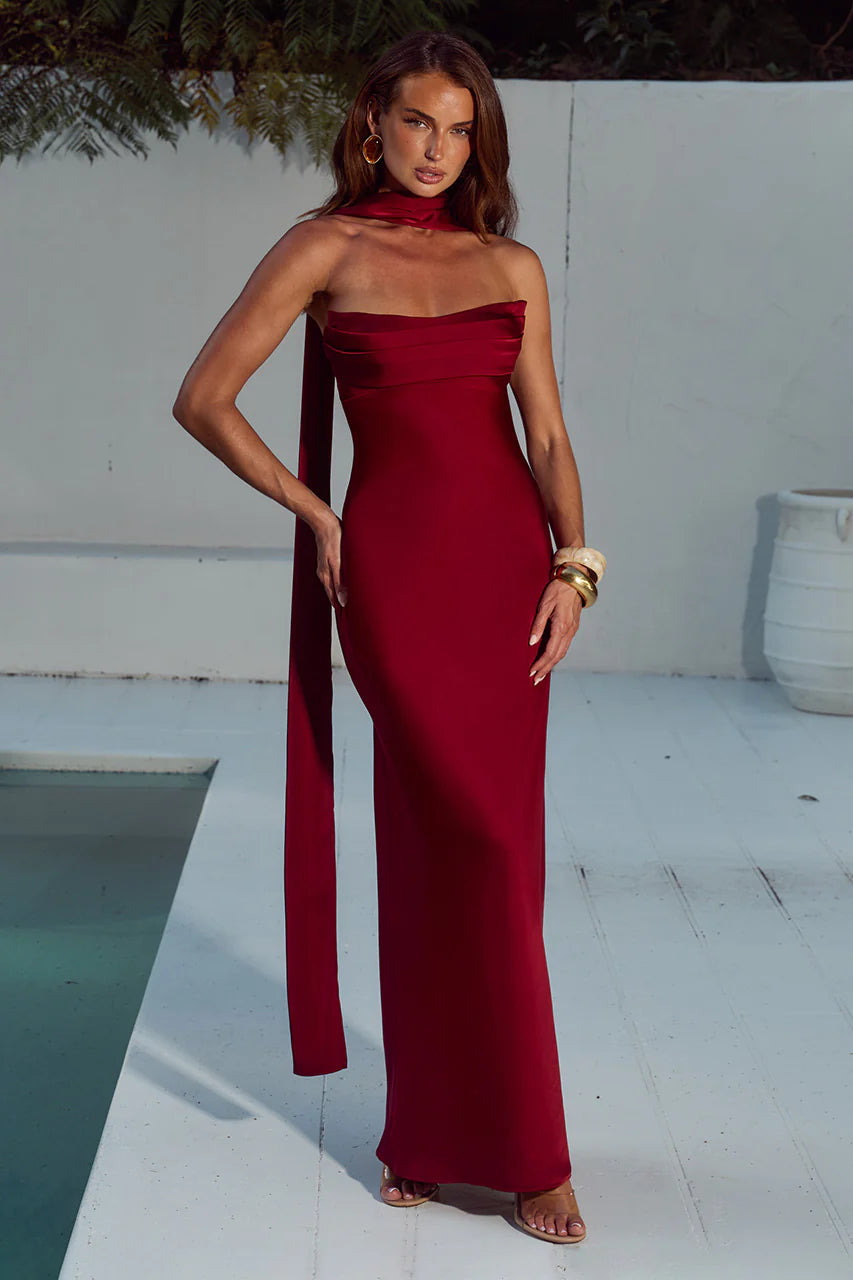 Madeleine Dress Cherry